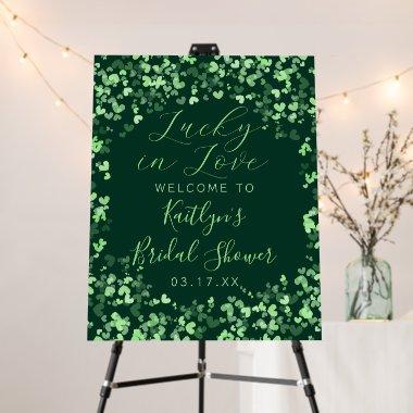 Lucky In Love St. Patrick's Day Bridal Shower Foam Board