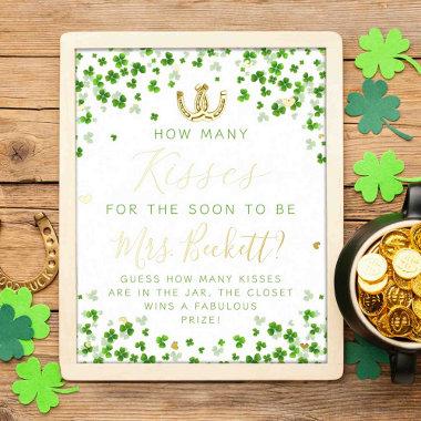 Lucky In Love St. Patrick's Day Bridal Shower Game Foil Prints