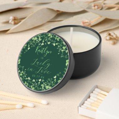 Lucky In Love St. Patrick's Day  Mini Candle Favors