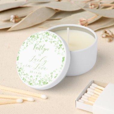 Lucky In Love St. Patrick's Day  Mini Candle Favors