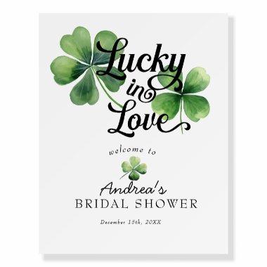 Lucky in Love | Watercolor  Poster