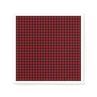 Lumberjack Buffalo Plaid Paper Napkins