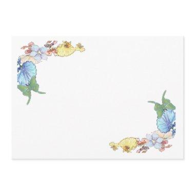 Luna Moth and Orchids 5 x 7 Wedding