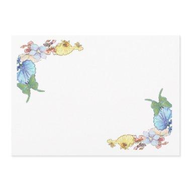 Luna Moth and Orchids 5 x 7 Wedding Invitations