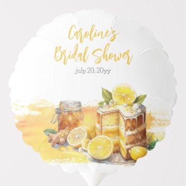Luscious Lemon Cake Ginger Tea  Balloon