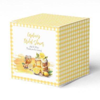 Luscious Lemon Cake Ginger Tea  Favor Boxes