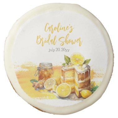 Luscious Lemon Cake Ginger Tea  Sugar Cookie