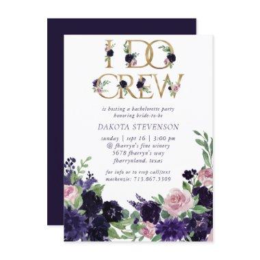 Lush Blossoms | Purple and Pink Floral I Do Crew