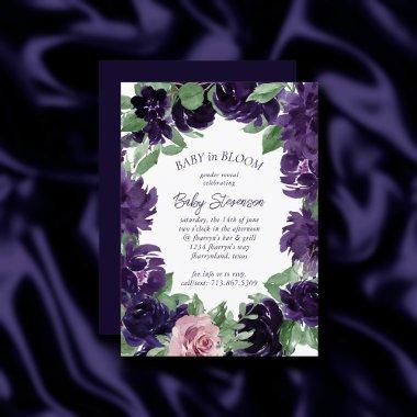 Lush Blossoms | Purple and Pink Rose Gender Reveal