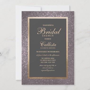 Luxe Frame Elegance: Modern Bridal Shower Invitations