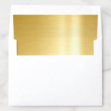 Luxurious Gold Glamour Golden Elegant Modern Envelope Liner