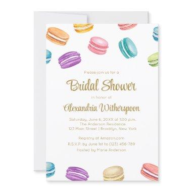 Macaron French Bridal Shower Invitations