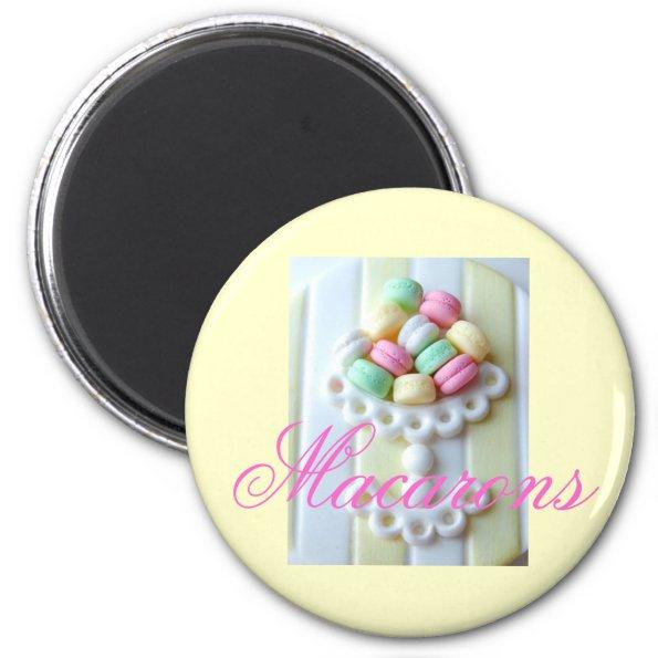 Macarons fridge magnet