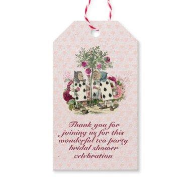 Mad Hatter Alice Vintage Tea Party  Gift Tags