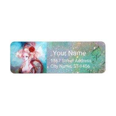 MADAME POMPADOUR ,Pink Teal Blue Label