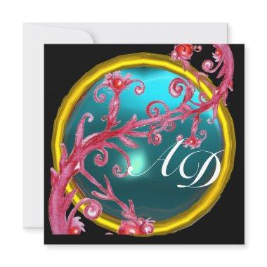 MAGIC BERRIES 4,MONOGRAM blue aquamarine
