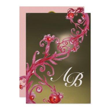 MAGIC BERRIES 4,MONOGRAM gold metallic pink red