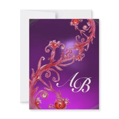 MAGIC BERRIES 4,MONOGRAM red amethyst gold