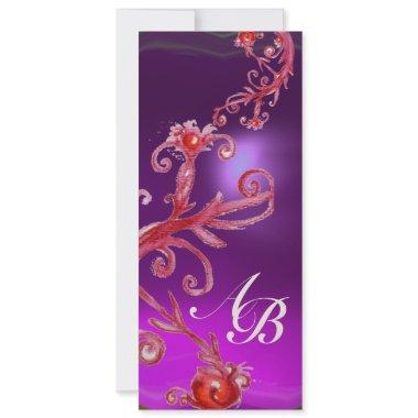 MAGIC BERRIES 4,MONOGRAM red amethyst gold