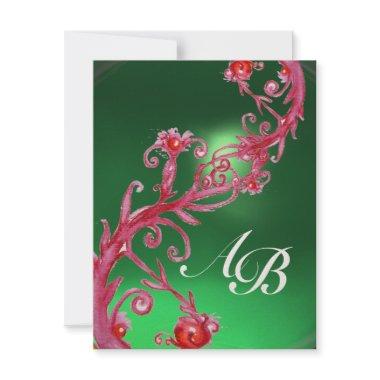 MAGIC BERRIES 4,MONOGRAM red jade gold