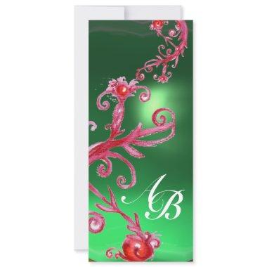 MAGIC BERRIES 4,MONOGRAM red jade