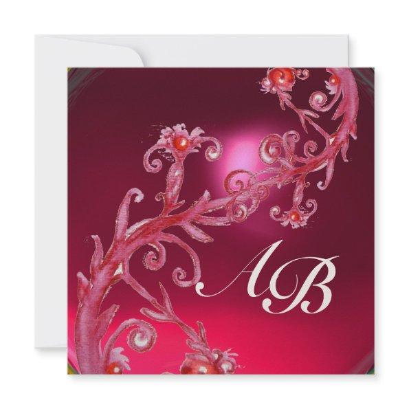 MAGIC BERRIES 4,MONOGRAM red ruby gold
