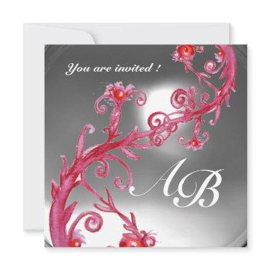 MAGIC BERRIES 4,MONOGRAM red white crystal