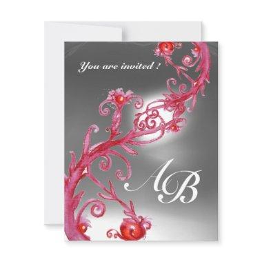 MAGIC BERRIES 4,MONOGRAM red white crystal