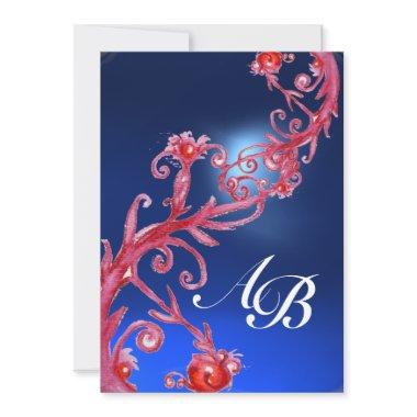 MAGIC BERRIES,MONOGRAM red sapphire