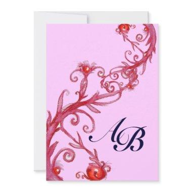 MAGIC BERRIES,MONOGRAM red violet