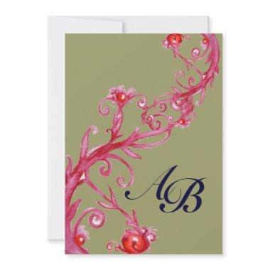 MAGIC BERRIES,MONOGRAM red yellow