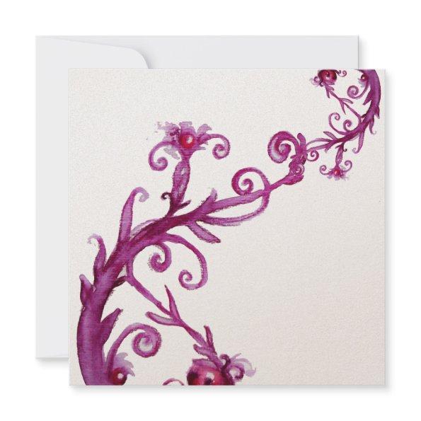 MAGIC BERRIES, purple white metallic gold
