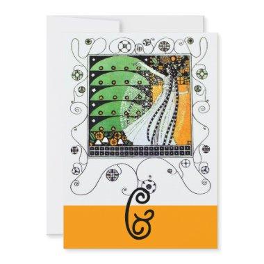 MAGIC OF THE SPRING,bright green black yellow