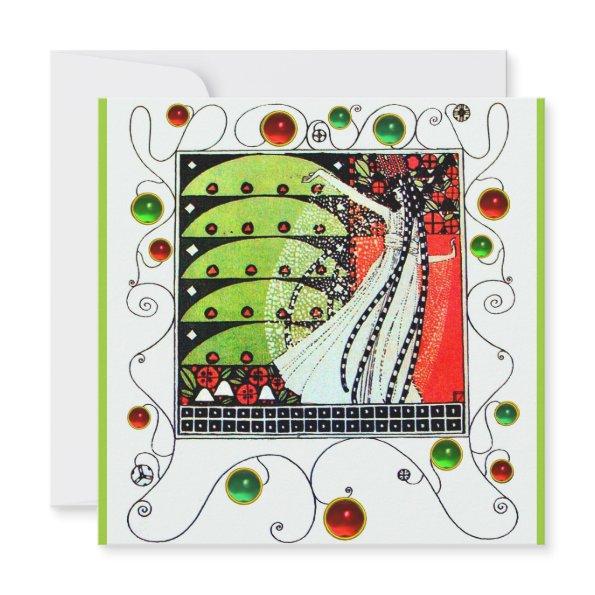 MAGIC OF THE SPRING bright red black white green