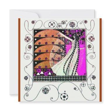 MAGIC OF THE SPRING bright violet white brown