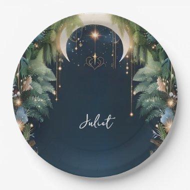Magical Dream Mystical Stars Moon  Paper Plates