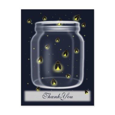 magical fireflies mason jar thank you