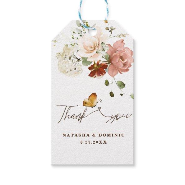 Magical Watercolor Wildflower Garden Thank You Gift Tags