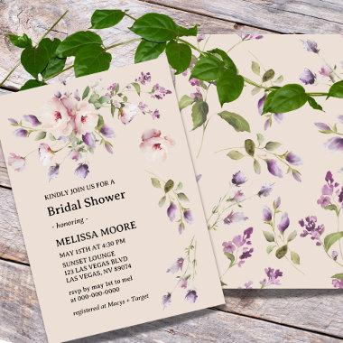 Magnolia Blooms Bridal Shower Invitations