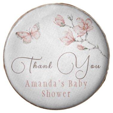 Magnolia Blush Pink Butterfly Baby Shower Favor