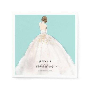 Magnolia Bride Bridal Shower Napkins