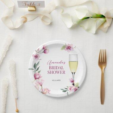 Magnolia Brunch and Bubbly  Paper Plates