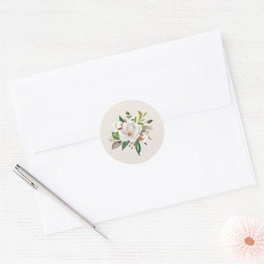 Magnolia Envelope Seal Stickers Favor Label L201