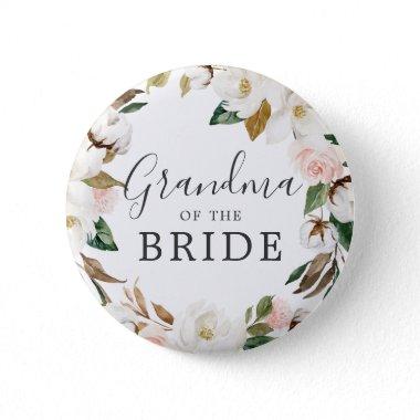 Magnolia Grandma of the Bride Bridal Shower Button