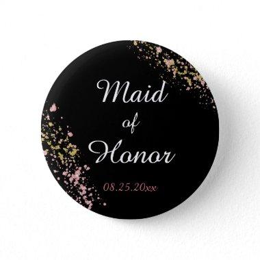 Maid of Honor Button