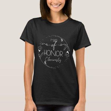 Maid Of Honor Cute Cool Unique Gift For Daughter T-Shirt