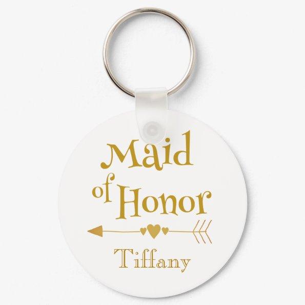 Maid of Honor Wedding Gifts Keychain