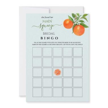 Main Squeeze  Bingo game