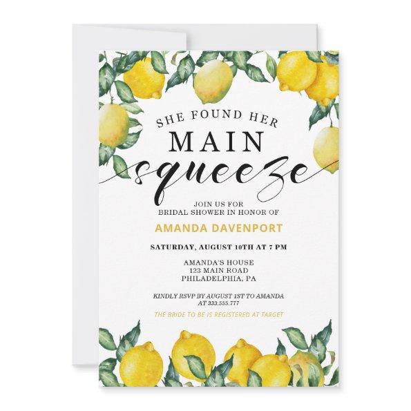 Main squeeze  with lemons