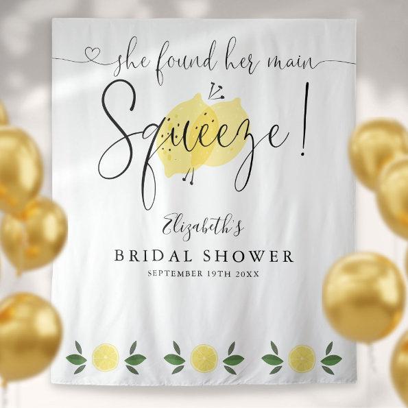 Main Squeeze Bridal Shower Lemons Photo Backdrop